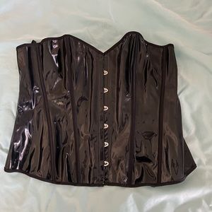 Steel Bone Corset and Matching Mini Skirt
